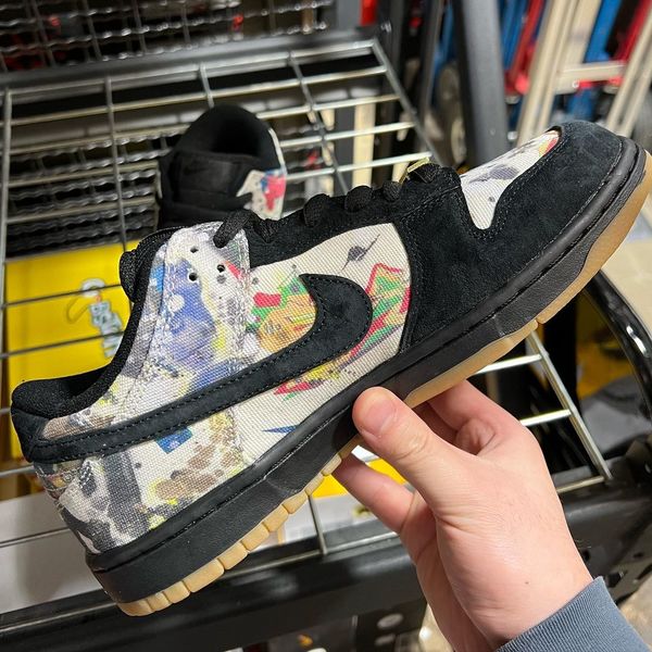 Supreme - supreme floral デッキ box nike dunk kaws Nike SB Dunk Low Supreme Rammellzee Men's - FD8778-001 - US